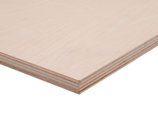 Фанера ФК 15мм 1525х1525мм сорт 1/2 шлифованная березовая СВЕЗА