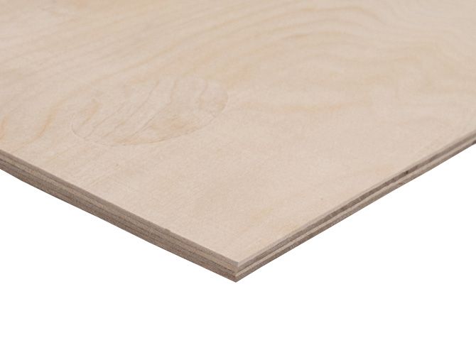 Фанера ФК 6мм 1525х1525мм сорт 2/4 шлифованная березовая СВЕЗА