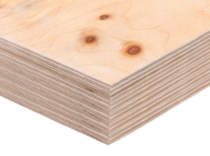 Фанера ФСФ 40мм 2440х1220 мм сорт 4/4 нешлифованная березовая влагостойкая