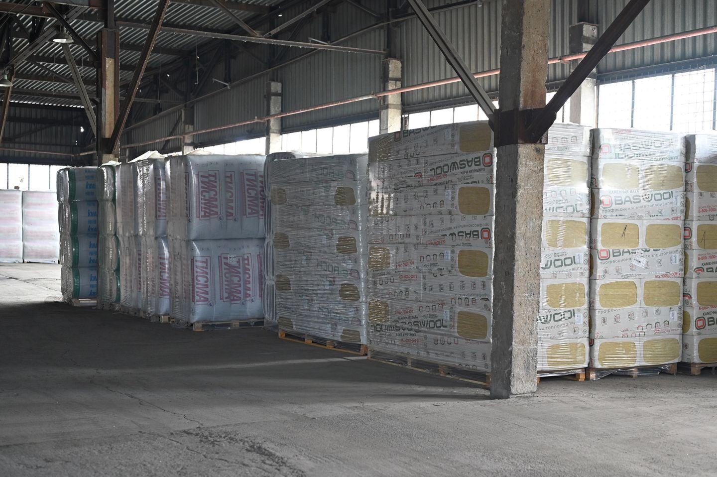 Утеплитель BASWOOL Лайт 45 базальтовая плита 1200х600х100мм