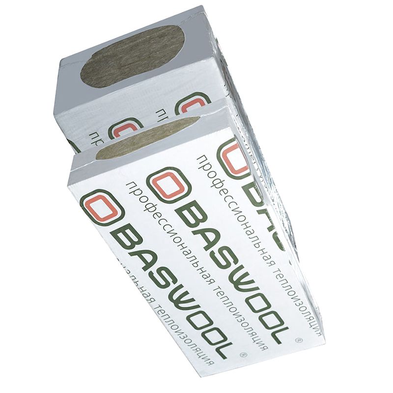 Утеплитель BASWOOL Руф Н 100 базальтовая плита 1200х600х50мм