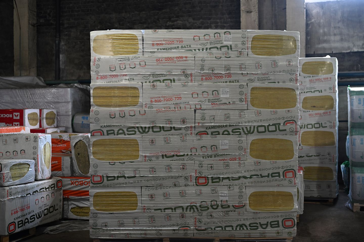 Утеплитель BASWOOL Руф Н 100 базальтовая плита 1200х600х100мм