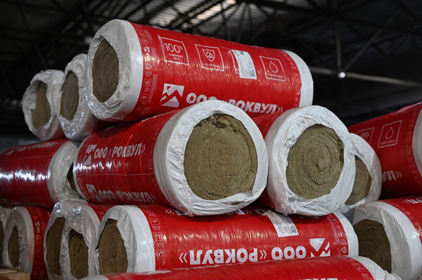 Утеплитель Rockwool ТЕХ МАТ рулон 50мм 5000х1000 мм минеральный (техническая теплоизоляция)