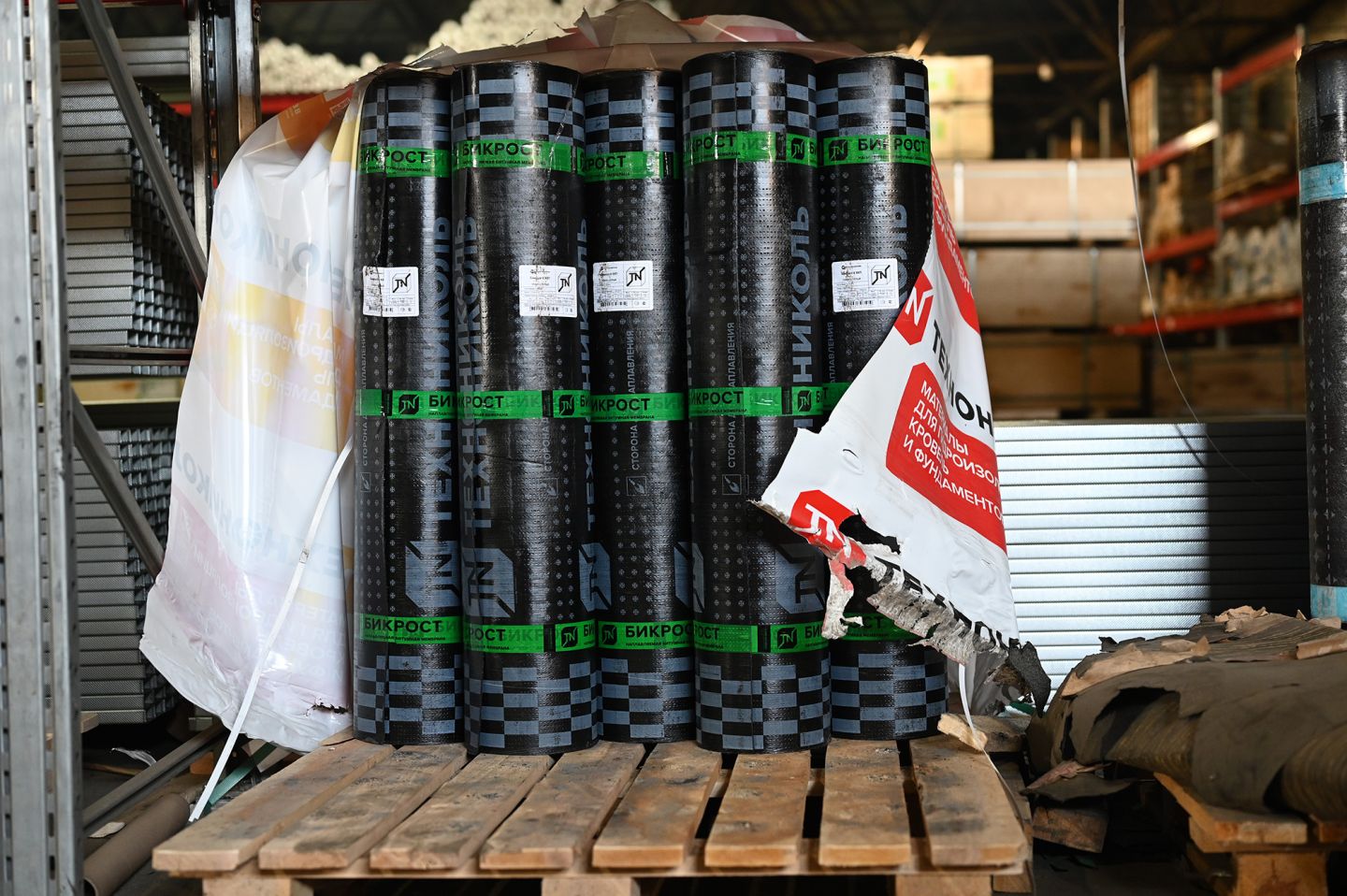 Кровельный материал Бикрост ТПП 15 м² 25 рулонов Технониколь