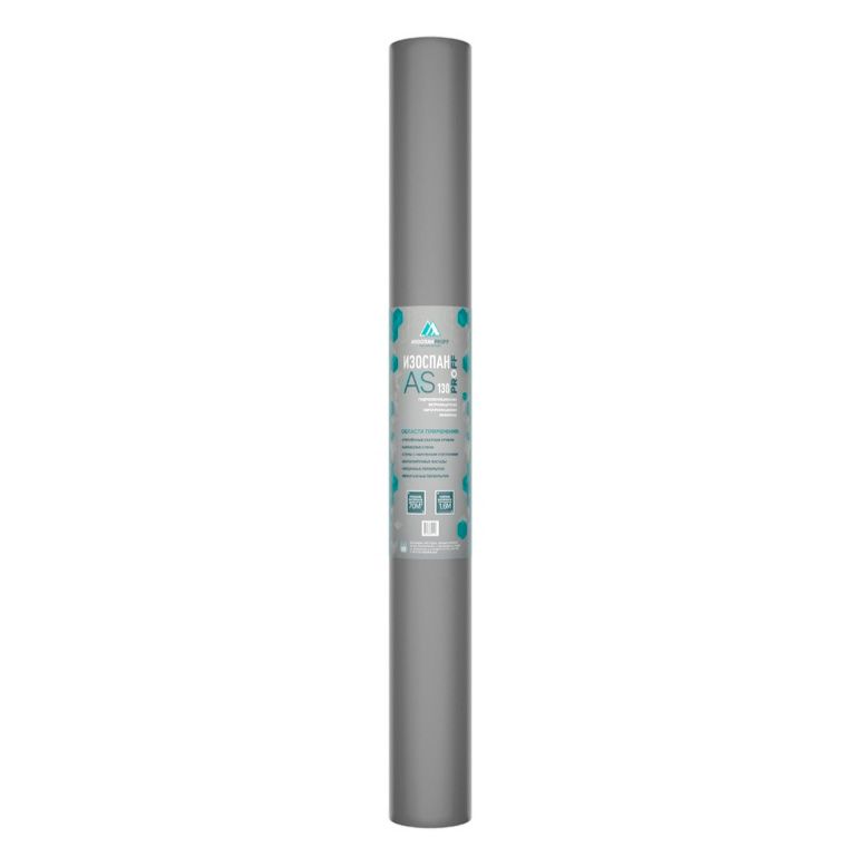 Мембрана АS-130 70м2 гидроизоляционная ветрозащитная паропроницаемая Изоспан