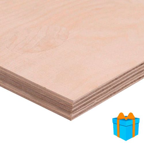 Фанера ФК 15мм 1525х1525мм сорт 2/2 шлифованная березовая СВЕЗА