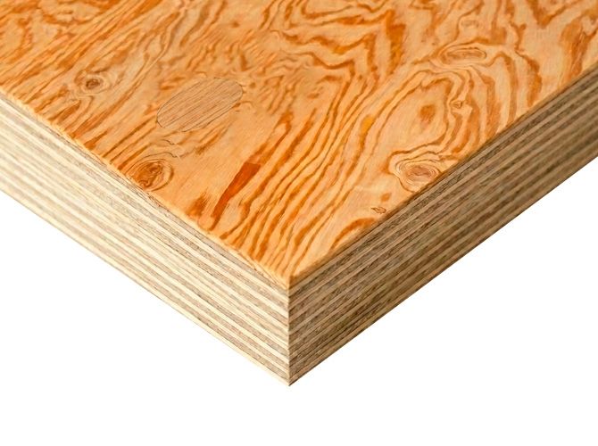 Фанера ФСФ 27 мм 2440х1220 мм сорт 1/2 шлифованная хвойная влагостойкая Larch Лиственница