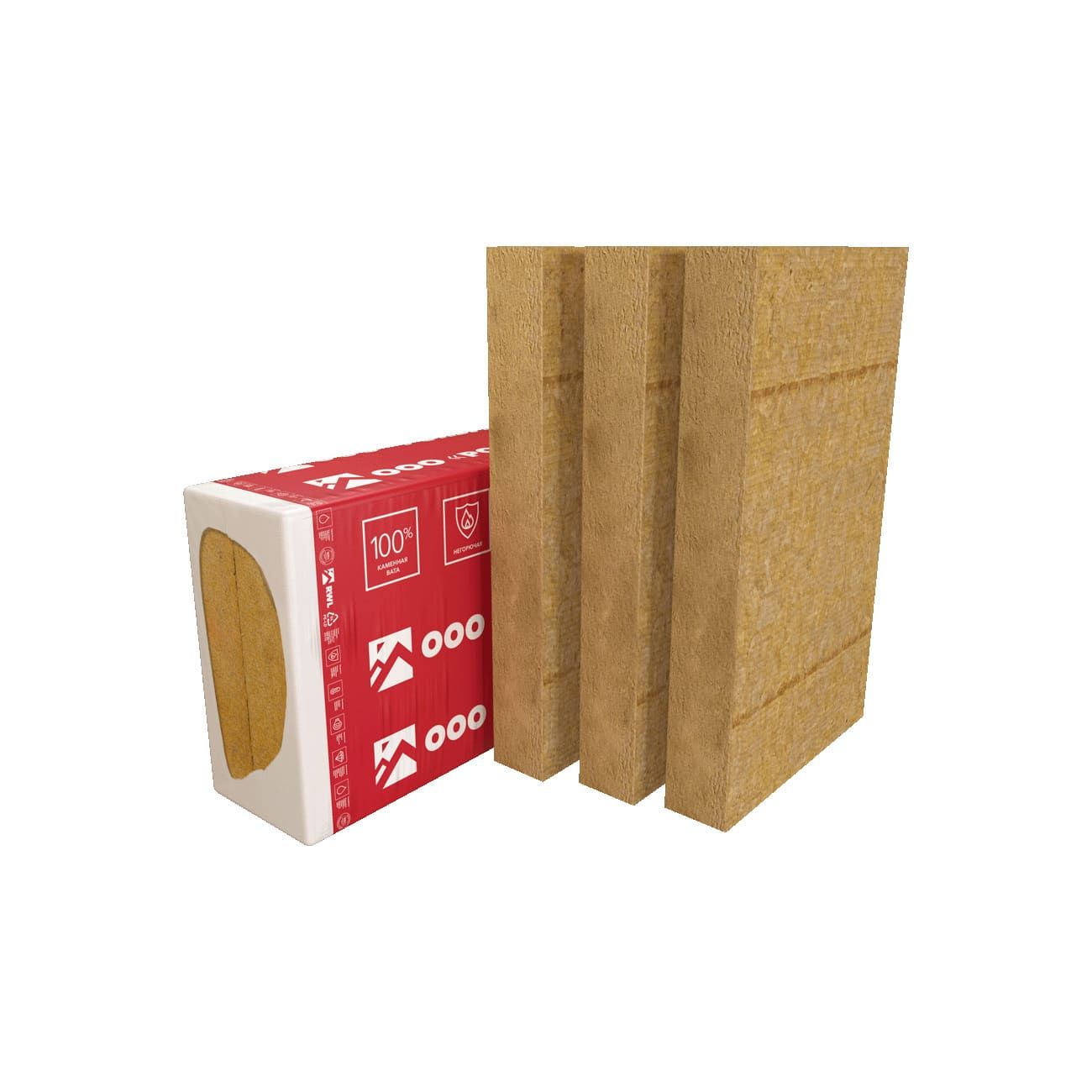 Утеплитель Rockwool Руф Баттс Д Оптима базальтовая плита 1000х600х100мм