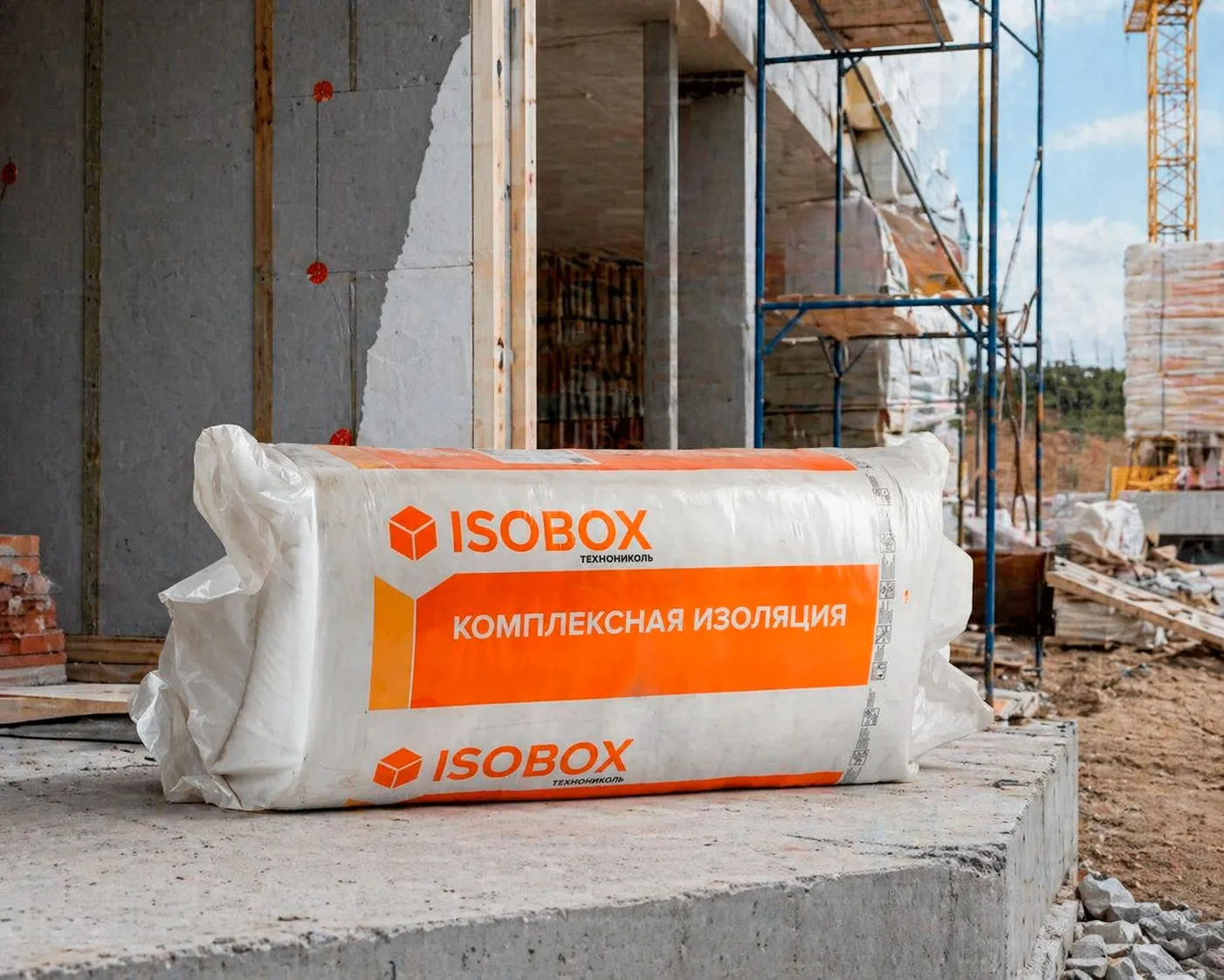 Утеплитель ISOBOX Инсайд 45 базальтовая плита 1200х600х100мм