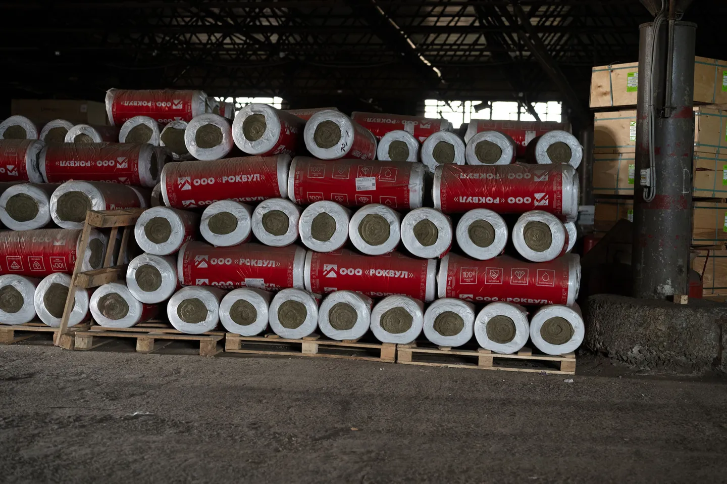 Утеплитель Rockwool WIRED MAT 105 рулон 50мм 4000х1000 мм минеральный (техническая теплоизоляция)