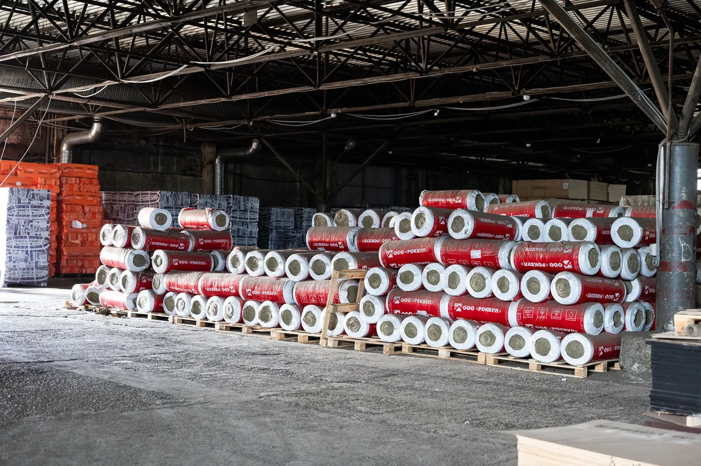 Утеплитель Rockwool WIRED MAT рулон 60мм 4000х1000 мм минеральный (техническая теплоизоляция)
