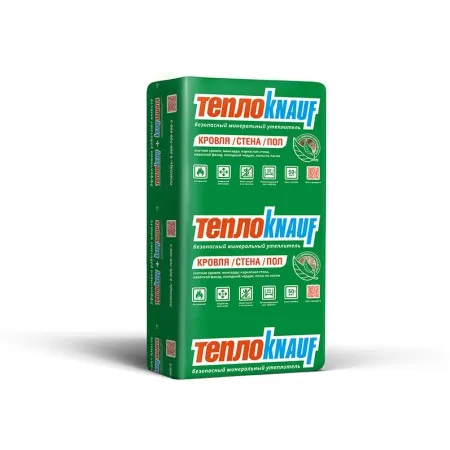 Утеплитель Knauf Кровля/Стена стекловолоконная плита 1230х610х100мм