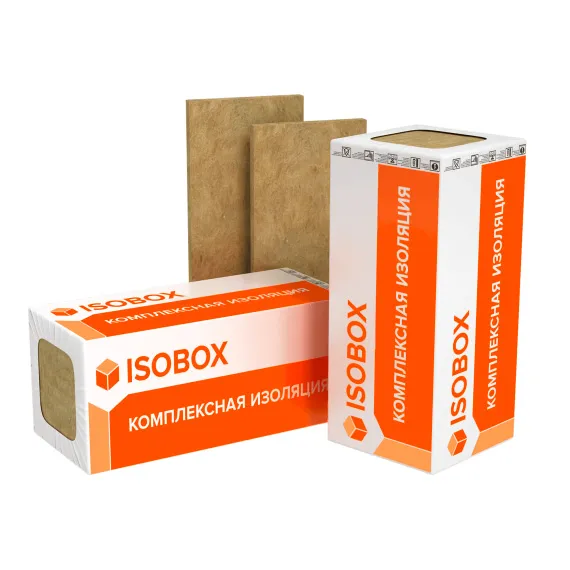Утеплитель ISOBOX Вент Ультра 70 базальтовая плита 1200х600х100мм