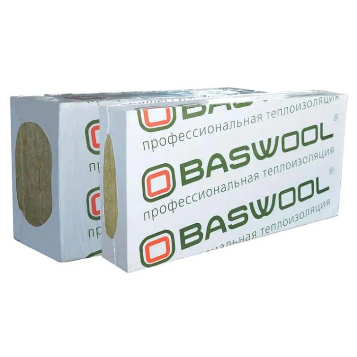 Утеплитель BASWOOL ECOROCK 30 базальтовая плита 1200х600х100мм