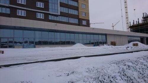 Установка фасада
